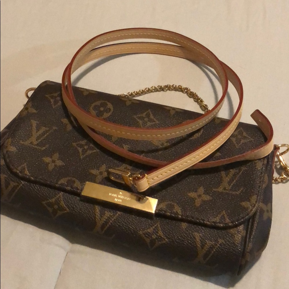 Authentic Louis Vuitton Favorite leather strap